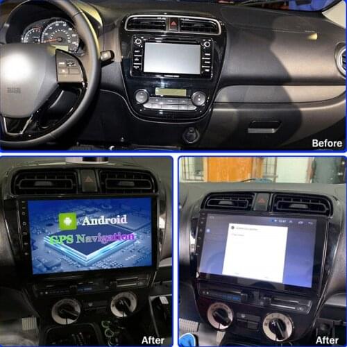 For Mitsubishi 2012 2013 2014 2015 2016 2017 2018 mirage attrage Android10 car DVD multimedia GPS navigator 4G Netcom MP5 Player