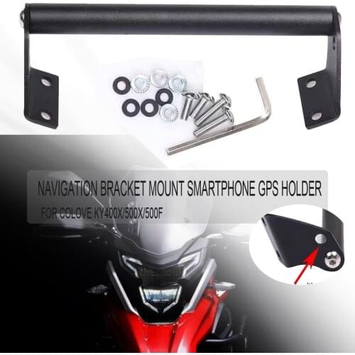 For Colove KY400X KY500X 500F Motorcycle Navigation Bracket Mount Smartphone GPS Holder
