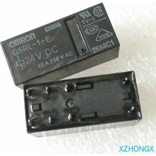 G5RL-1-E 5VDC 12VDC 24VDC 5V 12V 24V 16A 250VAC OMRON