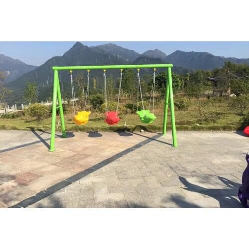 Outdoor baby swing chair playground childrens plastic slide garden toys seat kids monkey bars set children child swing nest Q34