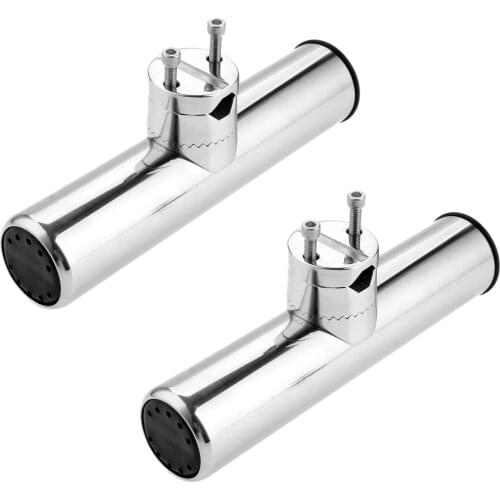 2Pc or 1pc 316 Stainless Steel Flush Mount Fishing Rod Bracket Tool Boat Fishing Pole Rod Stand Rowing Yachts Marine Hardware