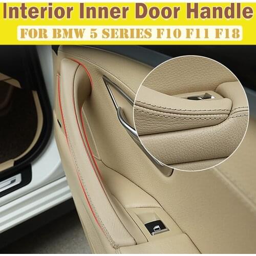 Interior Passenger Door Leather Pull Handle Assembly for BMW 5 Series F10 F11 F18 520i 523i 525i 528i 535i