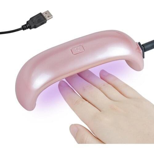 50% Hot Sale Portable USB Charged 9W Mini Manicure Lamp Nail Gel Polish Quick Dryer Light