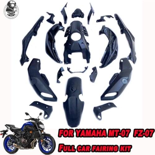 Motorcycle Accessories Complete Car Injection Molding ABS Fairing Kit Can Be Customized Suitable For Yamaha MT-07 FZ-07 12 17