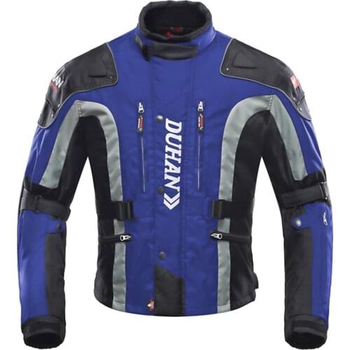 Mens Motorcycle Jackets 4 seasons Motocross Clothing Jacket Motos Chaqueta Motocicleta Jaqueta DUHAN D023