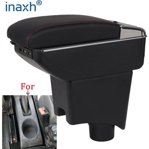 For Renault Sandero Armrest 2013 Retrofit parts dedicated Car Armrest box Center Storage box car accessories Interior 3USB