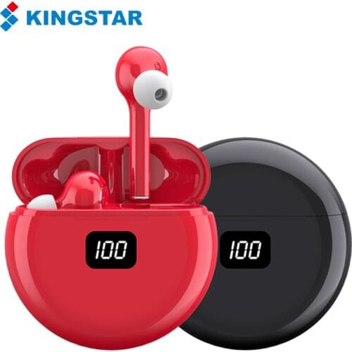 KINGSTAR TW13 TWS Bluetooth Headphones Wireless Earphones Stereo Sports Headsets with Dual Mic Mini Earbuds pk i9000 pro i12