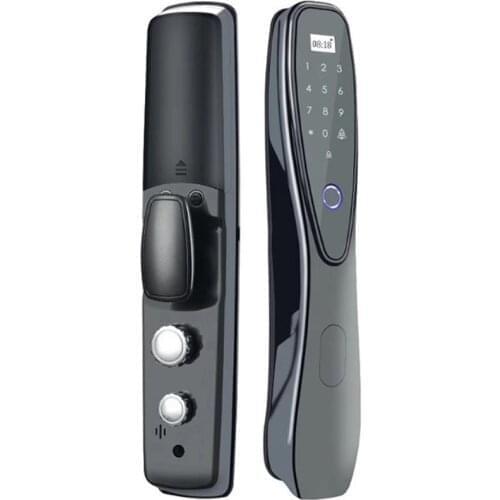 Doubwin WiFi Tuya APP Automatic Lock With Doorbell Fingerprint Key Card High Security Smart Door Lock