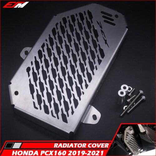 Motorcycle Stainless Steel Radiator Guard Radiator Grille Cover Protection Fits For PCX160 PCX 160 19'-21' PCX-160 2019 2021