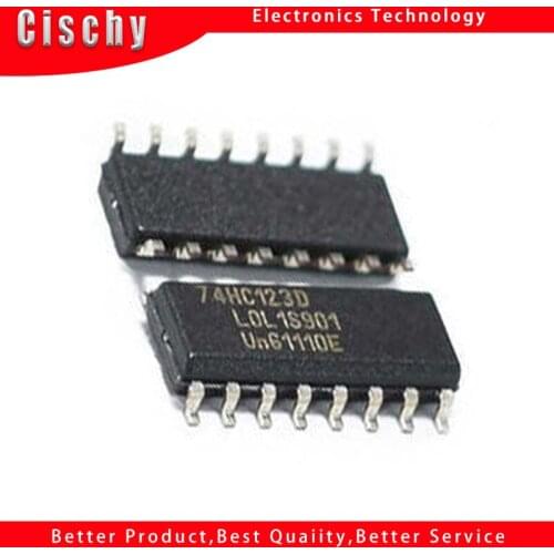 10PCS 74HC123D 74HC123 SOP14 SOP SN74HC123DR SN74HC123 SMD new original