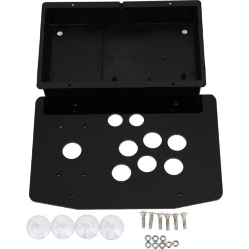 Acrylic Panel Case DIY Handle Arcade Game Set Kits Gaming Joystick Acrylic Panel
