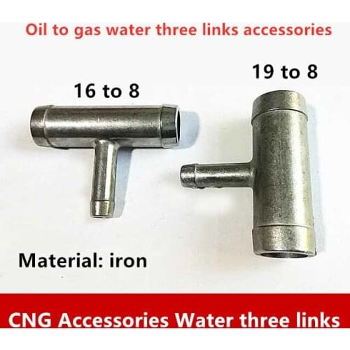 CNG Car Natural Gas Accessories Heat Pipe Three Links Warm WaterTtank Three Links 16 To 8/19 To 8/21 To 8 Water Three Links