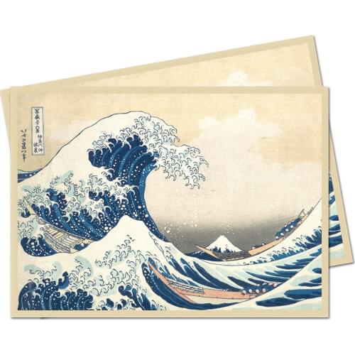 65pcs/bag Famous Artwork Red Mount Fuji Card Sleeves,Trading Cards Protector Magical Cards Shielder & Cover 66x91mm Ultra Pro