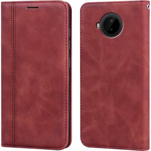 Business Wallet Case for Nokia G10 C20Plus 1.4 C1 2nd Flip Case Magnetic Phone Cover For Capinha De Celular Nokia G20 Coque Etui