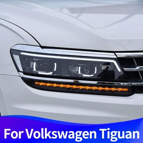 Headlight Assembly for Volkswagen Tiguan 2016-2019 LED daytime running light LED sequential turn signal LED High Beam Low Beam