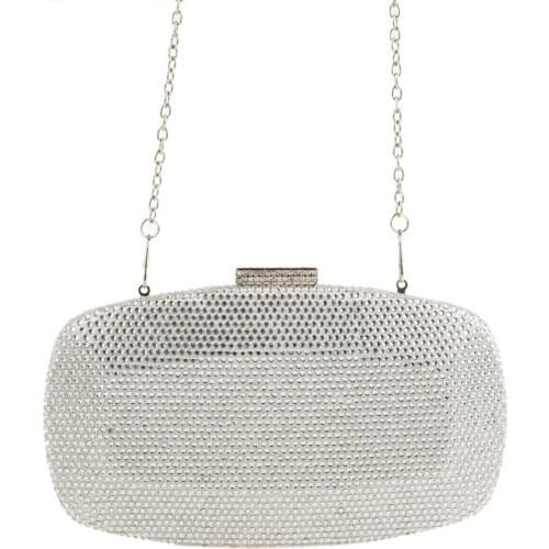 Red Diamond Rhinestone Black Gemstone Party Purse Long Chain Shoulder Cross body Handbags Best Christmas Ladies Dinner Clutches