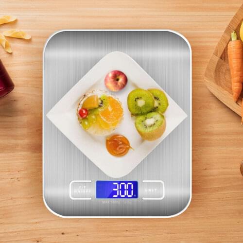 Kitchen Electronic Digital Scale Stainless Steel Weighing 5kg Measuring Scales Kitchen Measuring Tools Kitchen Accessories