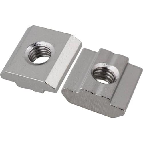 Hot Sell 20pcs 50pcs 100pcs Zinc Plate Coated M3 M4 M5 M6 M8T Block T Sliding Nut For Aluminum Profile 20 30 40 45