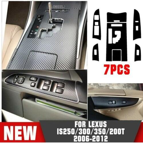 Gear Shift Box Panel Stickers For LEXUS IS250 300 350 2012-2006 Durable New