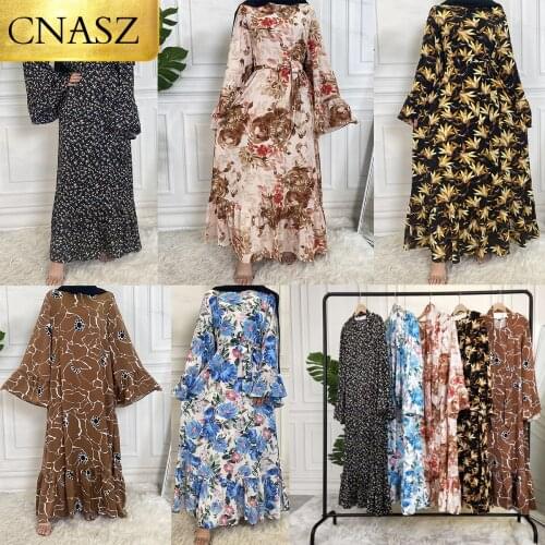 New Design High Quality Satin Dress For Muslim Women Robe Femme Elegant Fashion Beautiful Muslim Dress Women Musulman Ensembles