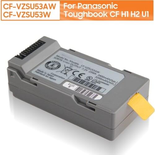 New Original Replacement Battery CF-VZSU53AW CF-VZSU53W For Panasonic Toughbook CF H1 H2 U1 Genuine Rechargeable Battery 3400mAh