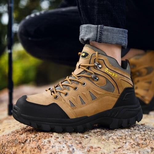 Autumn Men Hiking Upstream Shoes Boots Trekking Tourism Boots Camping Shoes Outdoor Mountain Climbing Sports Sneakers For Men