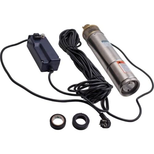 4" 4inch 750W 2600L/H Submersible Pump Water Pump Deep Well Stainless Steel +15m Cable