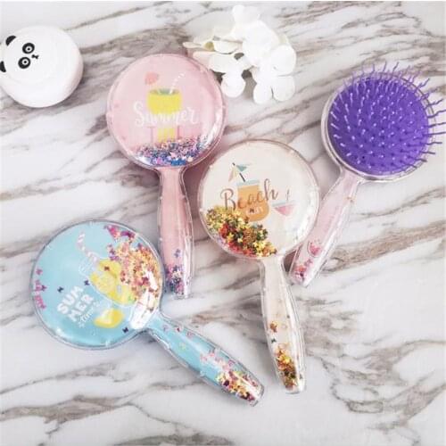 New Detangling Comefortable Hair Brush Detangle Salon Hairdressing Straight Curly Hair Comb Paddle Brush Hair Brush