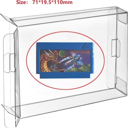 Ruitroliker 40Pcs Clear Protecter Case Sleeve Cartridge for FC Games Japan version