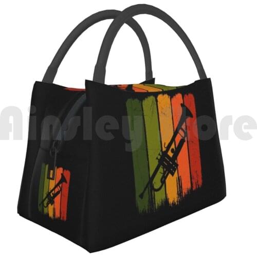 Cooler Lunch Bag Picnic Bag Trumpet , Gift Music Brass Band Blaskapelle Trumpet Blasmusik Brass Band Trombone