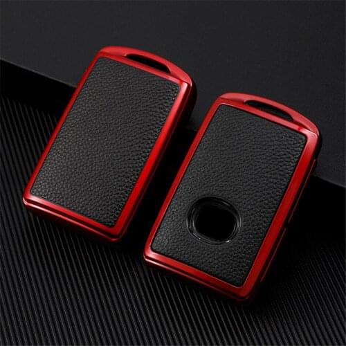 TPU Leather Car Key Case Remote Holder Protector Cover For Mazda 3 Sedan Hatchback 2019 CX-30 CX-5 CX-9 2020 CX50 Key Shell Skin