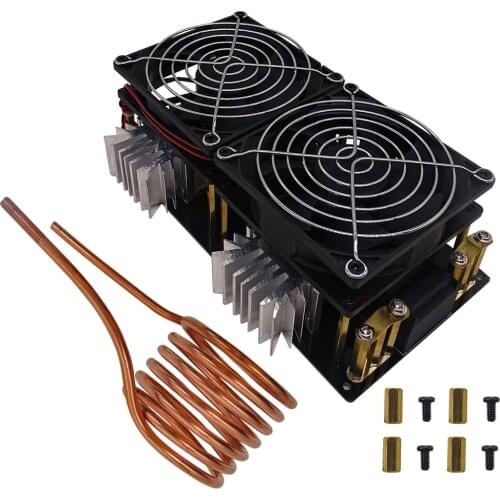 2000W 40A ZVS Induction Heating Board Module Driver Heater With Heat Sink Kit