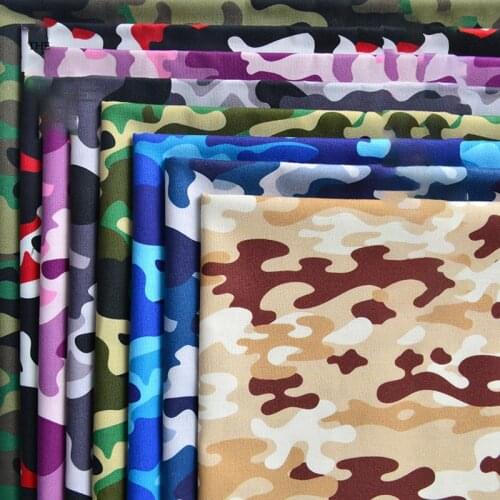 50X145CM Military Camouflage Background Cloth Jungle Camo Cotton Fabric DIY Sewing Clothing Household Tablecloth Handmade Fabric