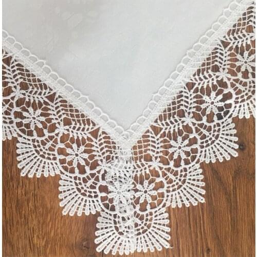 White simple flower room dark pattern jacquard tablecloth, flag cover, towel, tea table, TV cabinet dust cover wholesale