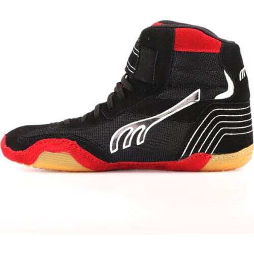 TaoBo Original Do-win High Top Wrestling shoes Size 35-44 Men Women Boxing Shoes Breathable Cowhide Weightlifting Shoes