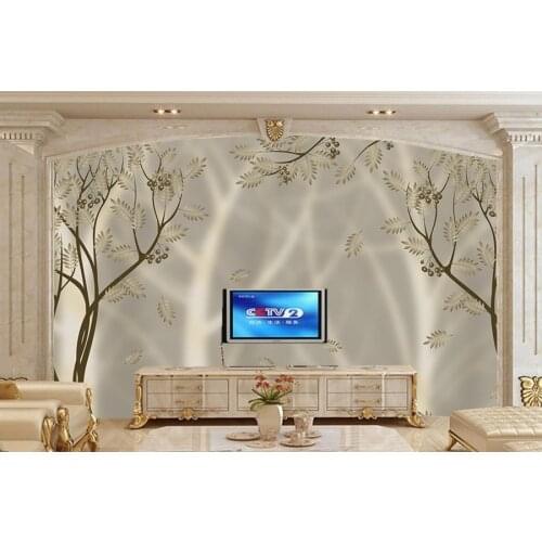 Large murals papel de parede, Art hazy dream artistic forest wallpaper,hotel living room sofa TV wall bedroom modern wallpaper