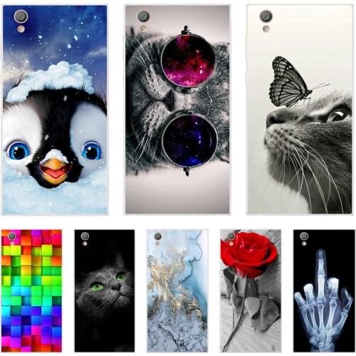 For Sony Xperia L1 Case Silicon Back Cover Phone Case For Sony L1 Xperia L1 Soft TPU Case G3311 G3312 G3313 fundas etui bumper