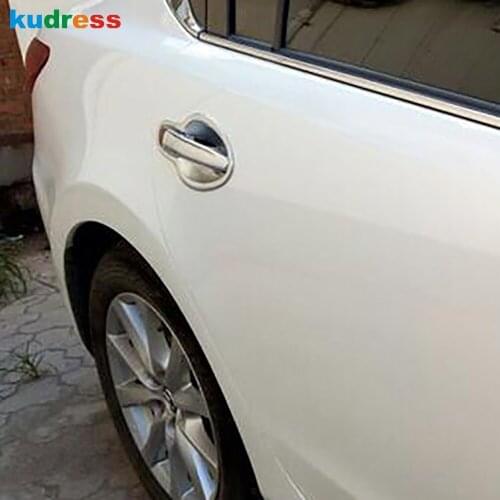 For Mazda CX8 CX-8 2017 2018 ABS Chrome Side Door Handle Bowl Frame Cover Trim Car Styling Accessories Left Hand Drive