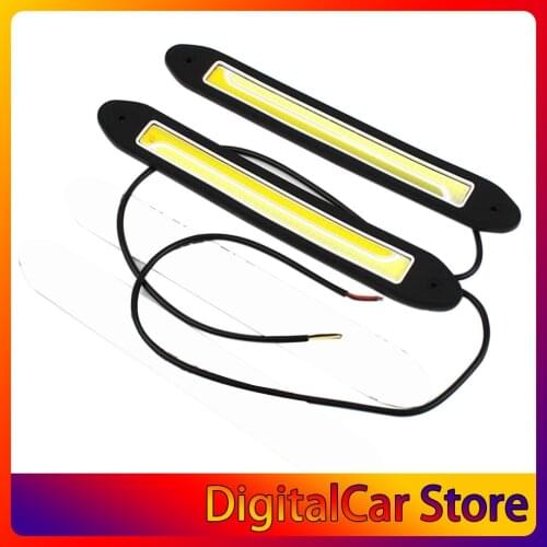 2pcs 26cm 12W LED DRL Lamp Daytime Running Light Driving Safety Car Light For Universal Car Waterproof Fog car day running light