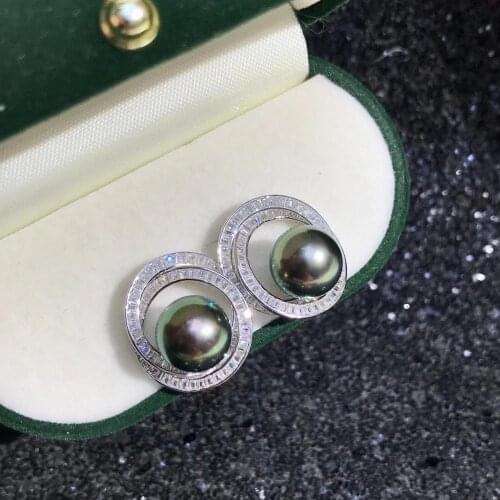 Classical 925 Sterling Silver Earrings Findings Settings Base Mountings Parts for Pearls Agate Crystal Stones Jade 5pairs/lot