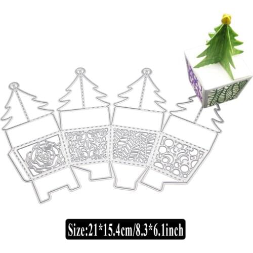 Candy Box Cutting Dies for Card Making, URYKE Die Cuts Stencil Metal Pattern Template for DIY Embossing Scrapbooking New 2019