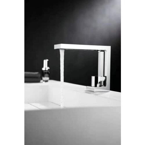 New style Chrome brass bathroom sink faucet cold hot water basin mixer faucet tap