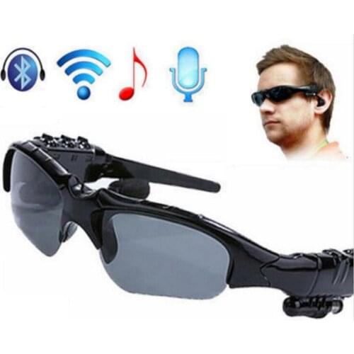 Soleeanre Bluetooth-compatible Earphone Wireless Headphone Sunglasses Headset Outdoor Glasses Earbuds Music with Mic Stereo