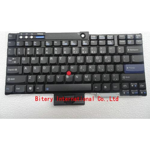 US Keyboard Black Replacement for Lenovo IBM T60 T60P T61 T61P R60 R61 T400 R400 W500
