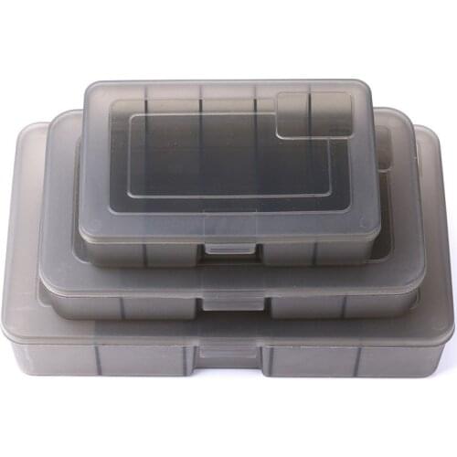 5 Compartments Hot Portable Multi-size Gray Outdoor Fishing Lure Hook High Quality Storage Box Fishing Tackle Accessory Tool Box