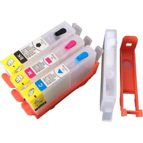 INK WAY 10 sets for HP905 903 904 refillable ink cartridge for HP OfficeJet 6950 6956 OfficeJet Pro 6960 6970 for HP904 W/O chip