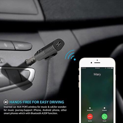 Car Bluetooth Kit Audio Receiver Accessories For Suzuki Swift Grand Vitara Sx4 Vitara Spoiler Liana Splash Reno Samurai 3.5mm