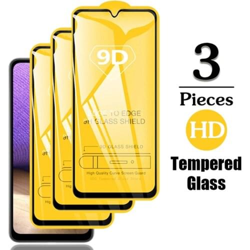 3Pcs Protective Glass For Samsung Galaxy A32 A52 A72 A51 A71 4G 5G Safety Glass Screen Protector For Samsung A32 A52 Film Glas