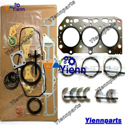 3TNB78 Overhaul Re-ring Kit Piston Ring Set Bearing Full Gasket For Yanmar Diesel Engine