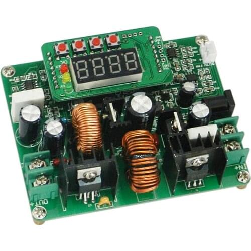 Step-down Power DC-DC CC CV Buck Converter Supply Module Voltmeter Ammeter Capacity Table 6V-65V To 0-60V 0-8A